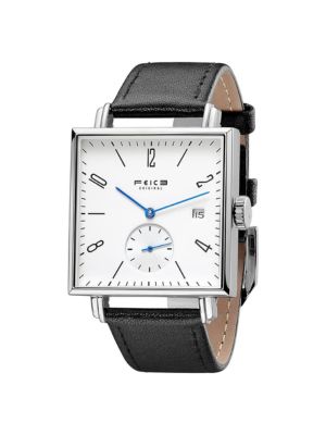 montre automatique feice carrée style bauhaus