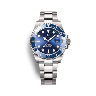 Montre pagani design hommage rolex submariner bleu